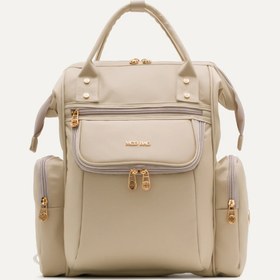 Resim Vista Bej Gold Kumaş Bebek Çantası 