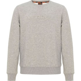 Resim Merrell Simple Erkek Gri Sweatshirt 