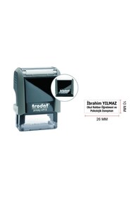 Resim Trodat 4910 - İsim-ünvan Kaşesi N11.8326 