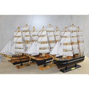 Resim Ahşap Yelken Gemi Model 2 