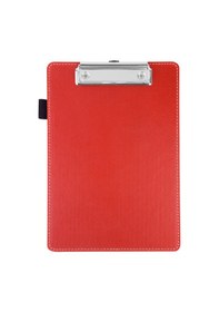 Resim Sekreterlik,a5 Küçük Boy,kapaksız,a5 Clipboard Vegan Suni Deri,17,5x24,5 Cm.,kırmızı 