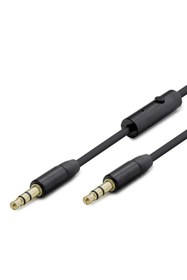 Resim HADRON Hn4309 Mikrofonlu 3,5mm Aux Kablosu 1.10m 