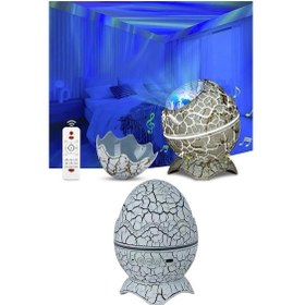Resim Ilkeshop Gece Lambası Yumurta Işık Speaker Yeni Nesil Dinozor Yumurtası Görünümlü Çok Renkli 22466088 