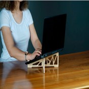 Resim Ren Natural Taşınabilir-ergonomik Macbook/laptop Standı 