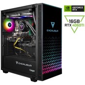 Resim CASPER Excalibur E65H.124F-DFD0X-0RD INTEL CORE i5-12400F 32GB RAM 1TB NVMe SSD RTX4060TI DOS GAMING SIVI S 