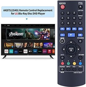 Resim RETROSUN Yeni AKB75135401 Yedek Uzaktan Kumanda LG Blu-Ray Disk DVD Oynatıcı UBK80 UP870 UP875 BPM35 BP175 BP125 BP125N BP135 BP145N BP155 BP165 BP165N ile Uyumlu 250 BPS. 255 BP255N BP300 