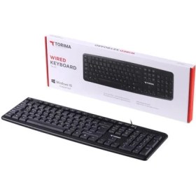 Resim Torima Tk-01 Kablolu Standart Q Klavye Siyah 