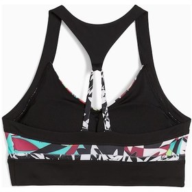 Resim Puma 4 Keeps Tropical Kadın Sporcu Sütyeni 526786-51 Çok Renkli 