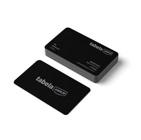 Resim Kabartmalı + Laklı Kartvizit - 1000 / 400 gr. / Oval 