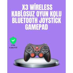Resim Marsilyan Android Uyumlu Gamepad X3 Game Stick Oyun Kolu Bluetooth Bağlantılı 