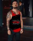 Resim Freeyez No Limit Red Gym Fitness Tank Top Sporcu Atleti 