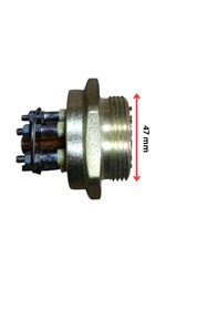 Resim inox rezistans 11/2'' İnç 10000 Watt Bakır Trf Isıtıcı Adet 