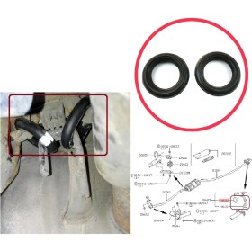 Resim Bross Otomotiv BSP4 Opel Mazda Kia Nissan Toyota Daihatsu İçin Egsoz Susturucu Kauçuk Askısı 852711 