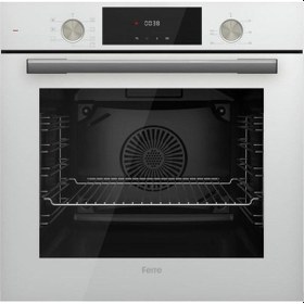 Resim Ferre Flowart QMS63CB - RS036 Woklu 75cm Ocak 2li Cam Ankastre Set 