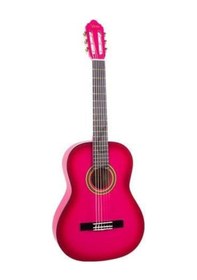 Resim Valencia Vc101tpks Klasik Gitar 1/4 Pembe Sap Çelikli - Okul 