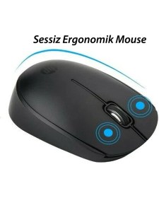 Resim Hp CS10 Kablosuz Wireless Sessiz Klavye Mouse Set Türkçe Q 