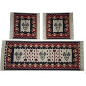 Resim Oto Koltuk Kilim Takımı 3 Parça - Başaklı 