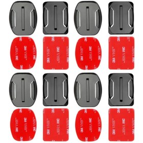 Resim aksiyonbutik Aksiyon Kamera - 4 Düz 4 Eğimli Bağlantı Aparatı - 