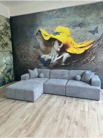 Resim Erduran Mobilya Monza 3 Modül Modüler Köşe Koltuk Takımı 