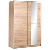 Resim Adore Mobilya Aynalı Sürgülü Sonoma Gardırop 