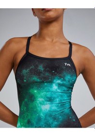 Resim Tyr Durafast Elite Kadın Trinityfit Yüzücü Mayo Yeşil 