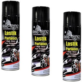 Resim Lastik Tampon Parlatıcı Koruyucu Ebrayn Sprey 500 Ml 3 Adet 