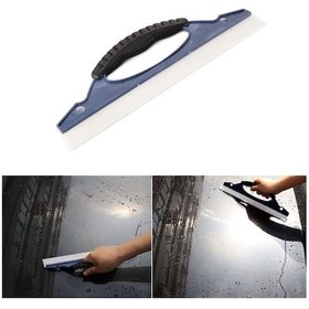 Resim Araç Oto Cam Sil Çekçek Kurulama Su Çekme Aparatı Silikonlu 