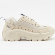 Resim Caterpillar Kadın Bej İntruder Essential Bağcıklı Süet Deri Sneaker 013G101005 