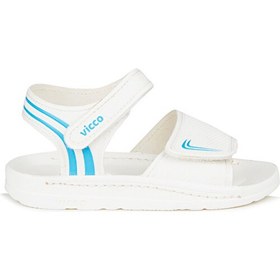 Resim Vicco Dory Basic Unisex Bebe Beyaz Sandalet 