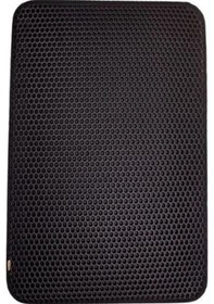 Resim Cattie Premium Cattie Altıgen Model Kum Toplayıcı Fonksiyonel Kedi Paspası Siyah 37X50 Cm Siyah 