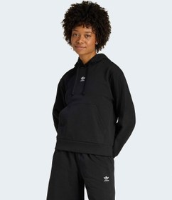 Resim adidas Essentials French Terry Regular Hoodie - Siyah / 
