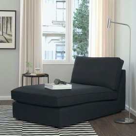 Resim IKEA Antrasit Konforlu Kanepe - Uzanma Koltuğu 