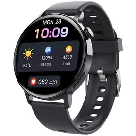 Resim Geeksen F22r Erkek Bt Çağrı Kan Şekeri Hesaplayıcı Vücut Sıcaklığı Monitörü Ip Akıllı Saat (İthalatçı Garantili) 