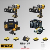 Resim Dewalt DCF922NT + DCF922NT + DCG407NT + DCS565NT Adet 5 Amper Akü + Şarj Aleti Set 