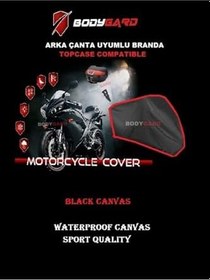 Resim Falcon Wonder 150 Motosiklet Brandası Arka Çanta Uyumlu Branda,örtü-siyah 
