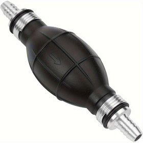 Resim 6/8/10/12mm Manuel Yakıt Pompası Aksesuarları Tekne Ampulü Dıştan Takma Motor için Yakıt Hattı El Pompası Manuel Siyah Kauçuk Yakıt Transfer Vakum Pompası Benzin, Dizel, Su için 