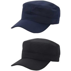 Resim Uniquetrenders Unisex Pamuklu Castro Şapka 2 Adet Lacivert Siyah Lacivert - Siyah 