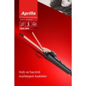 Resim 9 mm Bukle Şekillendirici Maşa, Kıvırma Aracı, Siyah 