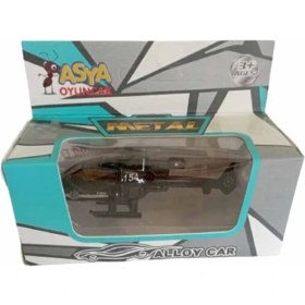 Resim Asya Oyuncak Tekli Metal Helikopter 1688-7F-SIYAH 