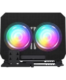 Resim Svoria Store Rgb Fanlı Laptop Soğutma Standı USB Girişli Notebook Yükseltici 