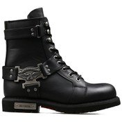 Resim Harley Davidson Siyah Erkek Botu 025M100447-Black-Derı 