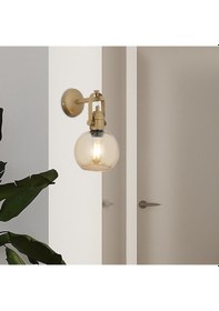 Resim Cherish Tekli Eskitme Bal Camlı Modern Yatak Başı, Salon Aplik Eskitme 