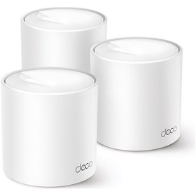Resim Tp-Link Deco X10 AX1500 3-Pack Çift Bantlı Tüm Ev Mesh Wi-Fi 6 1300 Mbps Modem Router 
