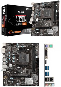 Resim MSI B450m-a Pro Max Ddr4 3466mhz S+v+gl Am4 