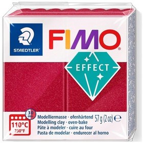 Resim Staedtler Fimo Effect Polimer Kil 28 Ruby Red Metalik 