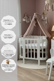 Resim Kiddy Happy Vizon Beşik Cibinliği Ve Cibinlik Aparatı 
