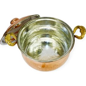Resim Efemir Maraş Bakır Güveç Tencere No: 3 