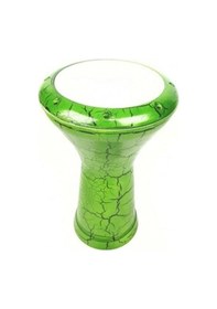 Resim Vd-3043sye Vatan Çömlek Çatlak Boya Darbuka Siyah-yeşil 