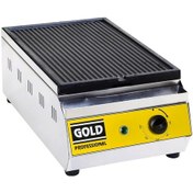 Resim Emir Izgara Döküm Izgara Elektrikli 30 Cm Köfte Hamburger Pişirme 