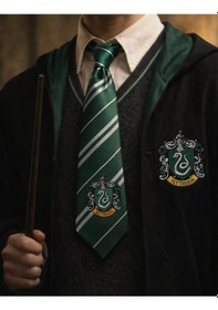 Resim Herşey Nota Harry Potter Slytherin Yeşil Kravat Teemood Atlantis Açık Gri 